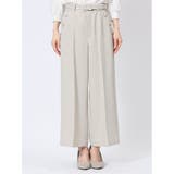 ストレッチウォッシャブル シャーク ワイドパンツ ベージュ(セットアップ可能) | TAKA-Q WOMEN | 詳細画像6