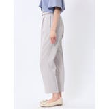 ストレッチウォッシャブル テーパードパンツ ライトグレー(セットアップ可能) | TAKA-Q WOMEN | 詳細画像7