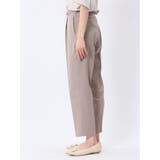 ストレッチウォッシャブル テーパードパンツ ベージュ(セットアップ可能) | TAKA-Q WOMEN | 詳細画像7
