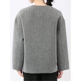 ツイード調ボンディング ノーカラーブルゾン | TAKA-Q WOMEN | 詳細画像18 