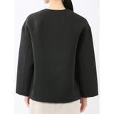 ツイード調ボンディング ノーカラーブルゾン | TAKA-Q WOMEN | 詳細画像8 