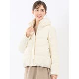 02アイボリー | ピーチスキン ショートダウン | TAKA-Q WOMEN