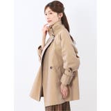 スタンドカラー ダブルトレンチコート | TAKA-Q WOMEN | 詳細画像2