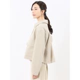 起毛 ショートブルゾン | TAKA-Q WOMEN | 詳細画像16
