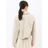 起毛 ショートブルゾン | TAKA-Q WOMEN | 詳細画像17