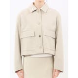 起毛 ショートブルゾン | TAKA-Q WOMEN | 詳細画像20