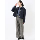 起毛 ショートブルゾン | TAKA-Q WOMEN | 詳細画像27