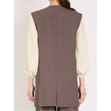 麻調合繊 ロングジレ(セットアップ可能) | TAKA-Q WOMEN | 詳細画像27 