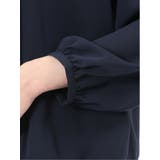 消しプリーツ 長袖プルオーバーブラウス | TAKA-Q WOMEN | 詳細画像43 