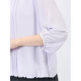 消しプリーツ 7分袖プルオーバーブラウス | TAKA-Q WOMEN | 詳細画像11