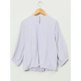 消しプリーツ 7分袖プルオーバーブラウス | TAKA-Q WOMEN | 詳細画像13