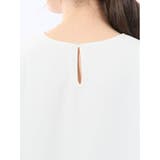 消しプリーツ 7分袖プルオーバーブラウス | TAKA-Q WOMEN | 詳細画像23