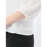 消しプリーツ 7分袖プルオーバーブラウス | TAKA-Q WOMEN | 詳細画像24