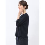 消しプリーツ 7分袖プルオーバーブラウス | TAKA-Q WOMEN | 詳細画像27