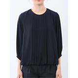 消しプリーツ 7分袖プルオーバーブラウス | TAKA-Q WOMEN | 詳細画像29