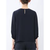 消しプリーツ 7分袖プルオーバーブラウス | TAKA-Q WOMEN | 詳細画像31