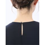 消しプリーツ 7分袖プルオーバーブラウス | TAKA-Q WOMEN | 詳細画像33