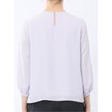 消しプリーツ 7分袖プルオーバーブラウス | TAKA-Q WOMEN | 詳細画像8