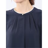 袖プリーツ プルオーバーブラウス | TAKA-Q WOMEN | 詳細画像35 