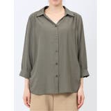 脇タック前開き スキッパーシャツチュニック | TAKA-Q WOMEN | 詳細画像30