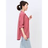 脇タック前開き スキッパーシャツチュニック | TAKA-Q WOMEN | 詳細画像4