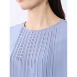 消しプリーツ 半袖プルオーバーブラウス | TAKA-Q WOMEN | 詳細画像20