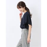 消しプリーツ 半袖プルオーバーブラウス | TAKA-Q WOMEN | 詳細画像24