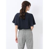 消しプリーツ 半袖プルオーバーブラウス | TAKA-Q WOMEN | 詳細画像25