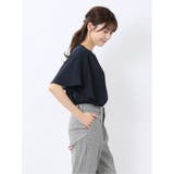 消しプリーツ 半袖プルオーバーブラウス | TAKA-Q WOMEN | 詳細画像26