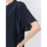 消しプリーツ 半袖プルオーバーブラウス | TAKA-Q WOMEN | 詳細画像32