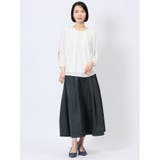 ネックレス付き 8分袖プルオーバーブラウス | TAKA-Q WOMEN | 詳細画像5