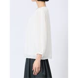 ネックレス付き 8分袖プルオーバーブラウス | TAKA-Q WOMEN | 詳細画像7