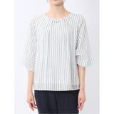 ネックレス付き 7分袖プルオーバーブラウス | TAKA-Q WOMEN | 詳細画像16