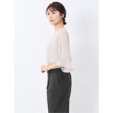 ネックレス付き 7分袖プルオーバーブラウス | TAKA-Q WOMEN | 詳細画像2