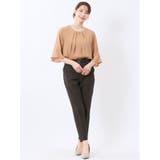ネックレス付き 7分袖プルオーバーブラウス | TAKA-Q WOMEN | 詳細画像25