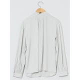 ビンテージサテン リボンタイ 長袖プルオーバーブラウス | TAKA-Q WOMEN | 詳細画像12 