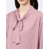 ビンテージサテン リボンタイ 長袖プルオーバーブラウス | TAKA-Q WOMEN | 詳細画像21 