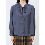 ビンテージサテン リボンタイ 長袖プルオーバーブラウス | TAKA-Q WOMEN | 詳細画像30 