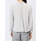 ビンテージサテン リボンタイ 長袖プルオーバーブラウス | TAKA-Q WOMEN | 詳細画像8 