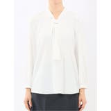 ボウタイ 長袖プルオーバーブラウス | TAKA-Q WOMEN | 詳細画像6 