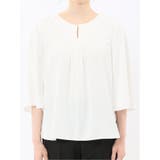 ピンタック 7分袖プルオーバーブラウス | TAKA-Q WOMEN | 詳細画像20 