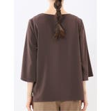 ピンタック 7分袖プルオーバーブラウス | TAKA-Q WOMEN | 詳細画像8 