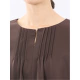 ピンタック 7分袖プルオーバーブラウス | TAKA-Q WOMEN | 詳細画像9 