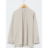 ストレッチ バンドカラーフリル 長袖ブラウス | TAKA-Q WOMEN | 詳細画像12 
