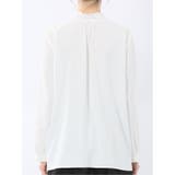 ストレッチ バンドカラーフリル 長袖ブラウス | TAKA-Q WOMEN | 詳細画像22 