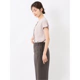 バンドカラータック ノースリ比翼ブラウス | TAKA-Q WOMEN | 詳細画像12
