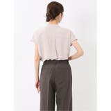 バンドカラータック ノースリ比翼ブラウス | TAKA-Q WOMEN | 詳細画像13