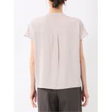 バンドカラータック ノースリ比翼ブラウス | TAKA-Q WOMEN | 詳細画像18