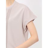 バンドカラータック ノースリ比翼ブラウス | TAKA-Q WOMEN | 詳細画像20