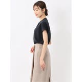 バンドカラータック ノースリ比翼ブラウス | TAKA-Q WOMEN | 詳細画像22